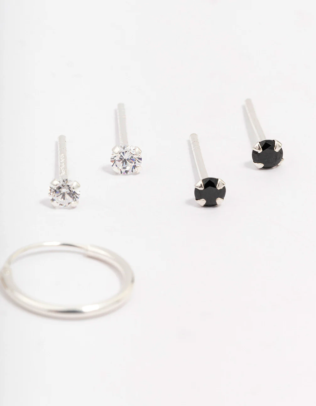 Sterling Silver Cubic Zirconia Earring Pack - Image 3