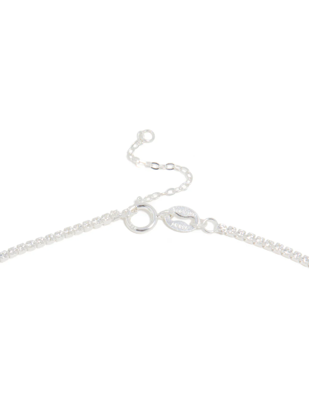 Sterling Silver Cubic Zirconia Tennis Necklace - Image 4