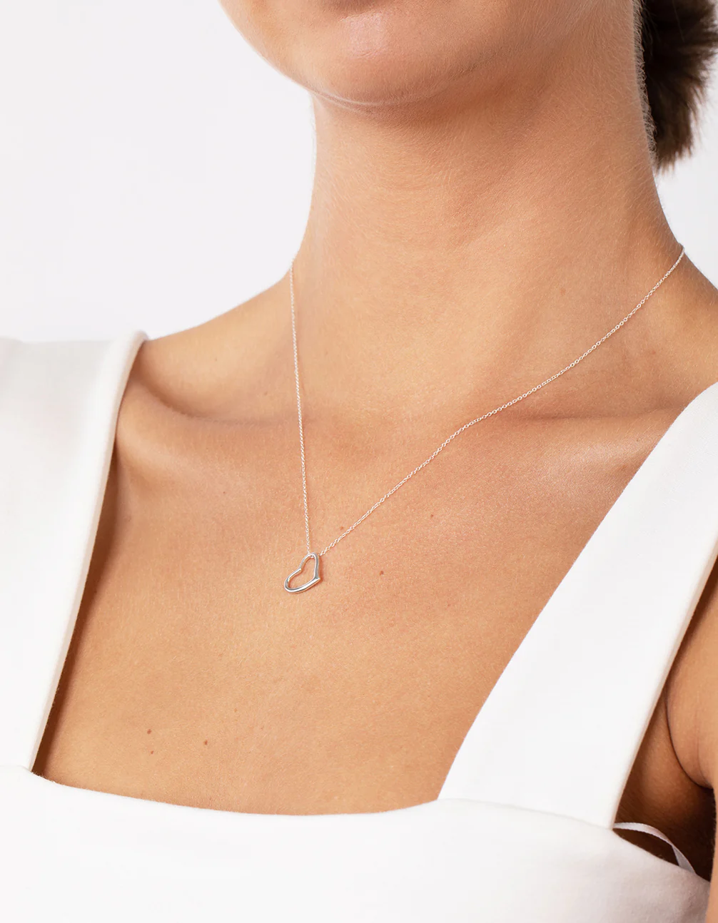 Sterling Silver Heart Pendant Necklace - Image 6