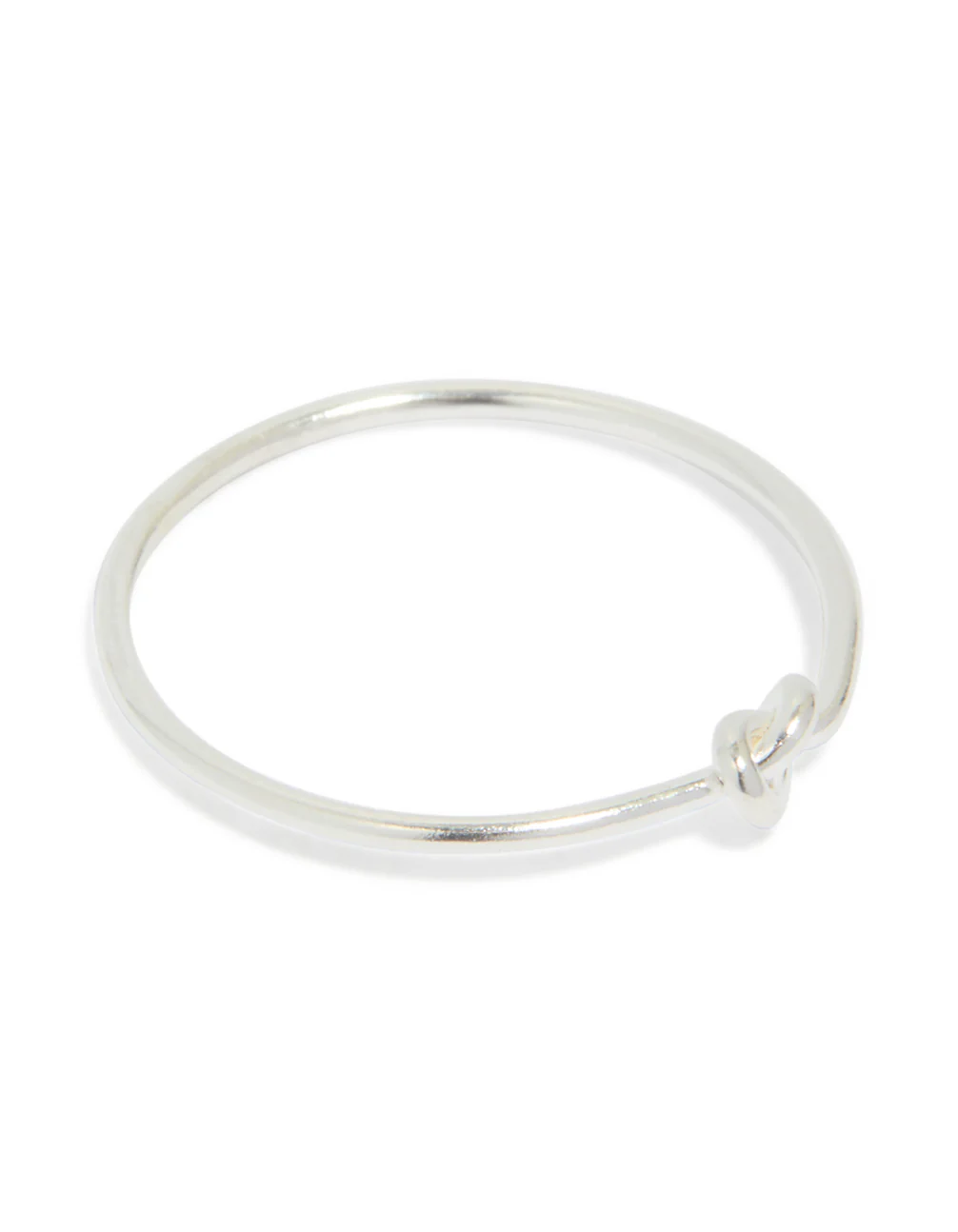 Sterling Silver Tiny Knot Ring - Image 2