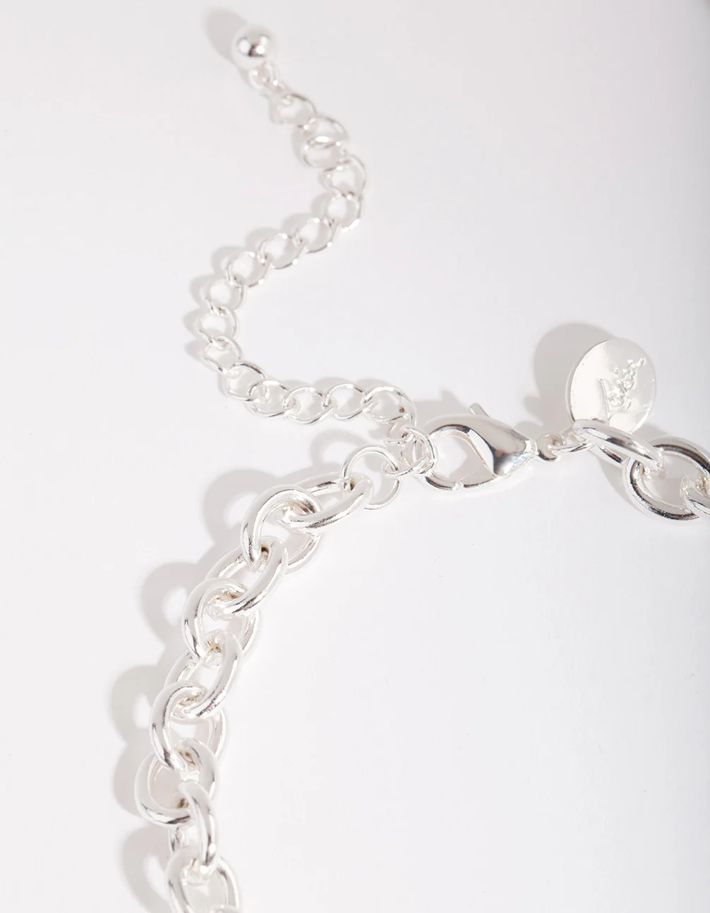 Silver 8mm Cable Chain Anklet - Image 3