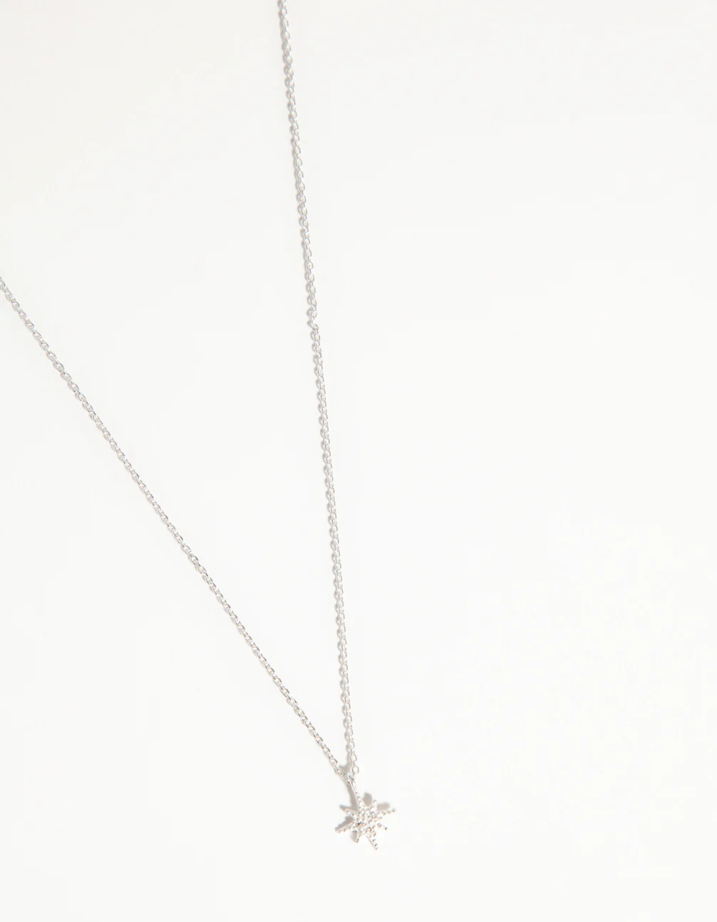Sterling Silver Starburst Necklace