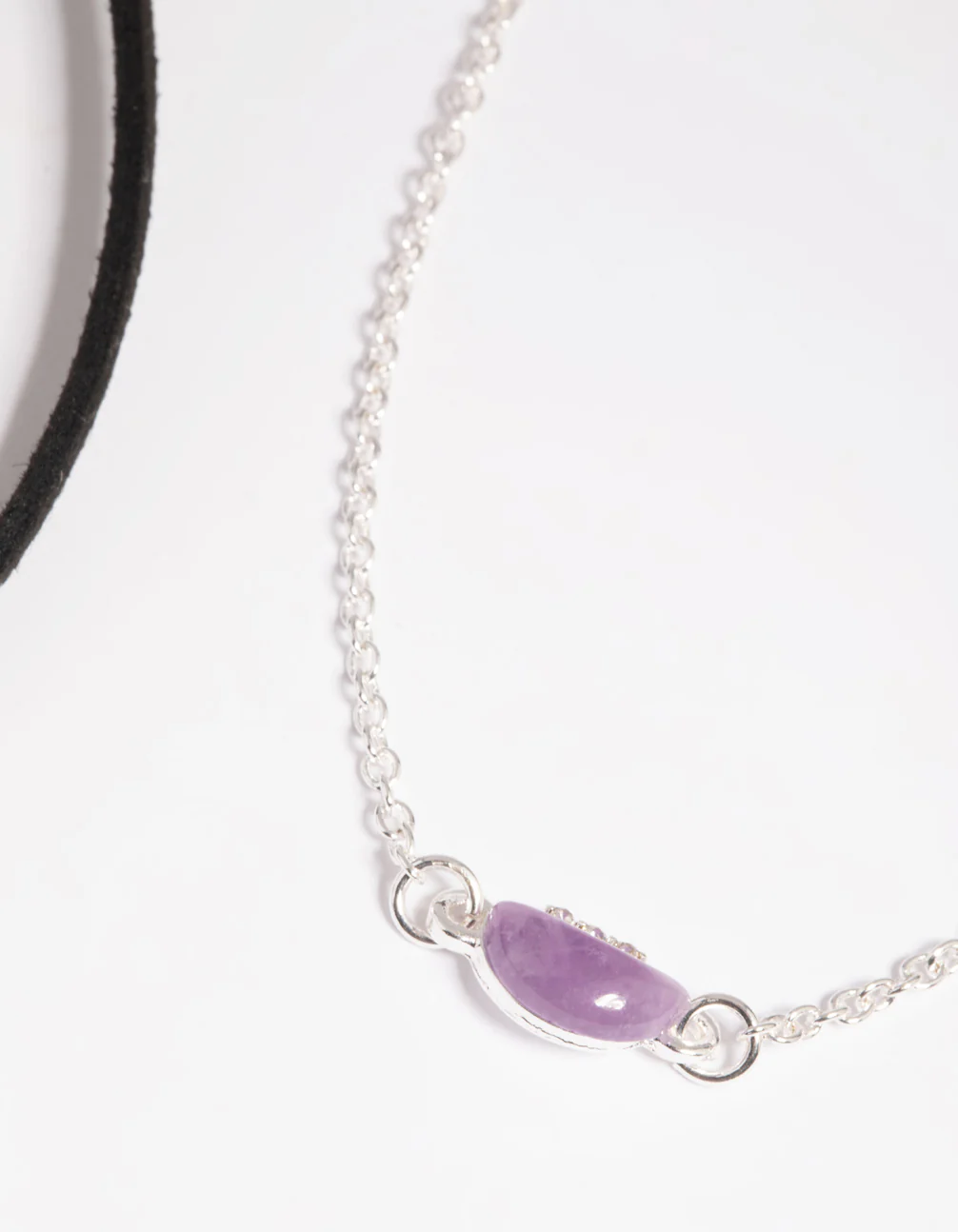 Mixed Metal Semi-Precious Stone Jingle Choker - Image 3