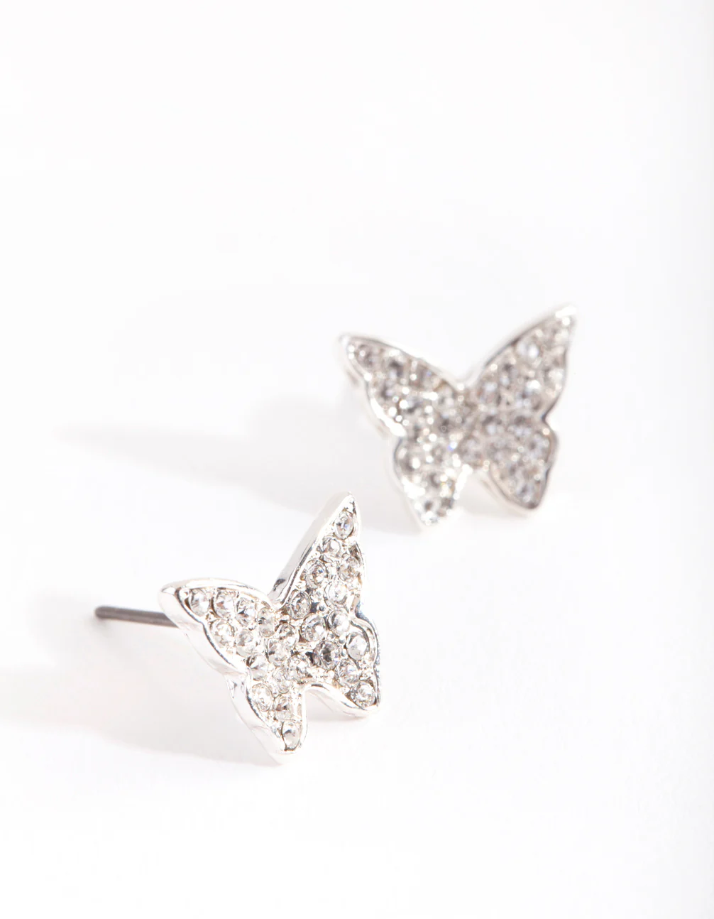 Silver Butterfly Earring - Image 2