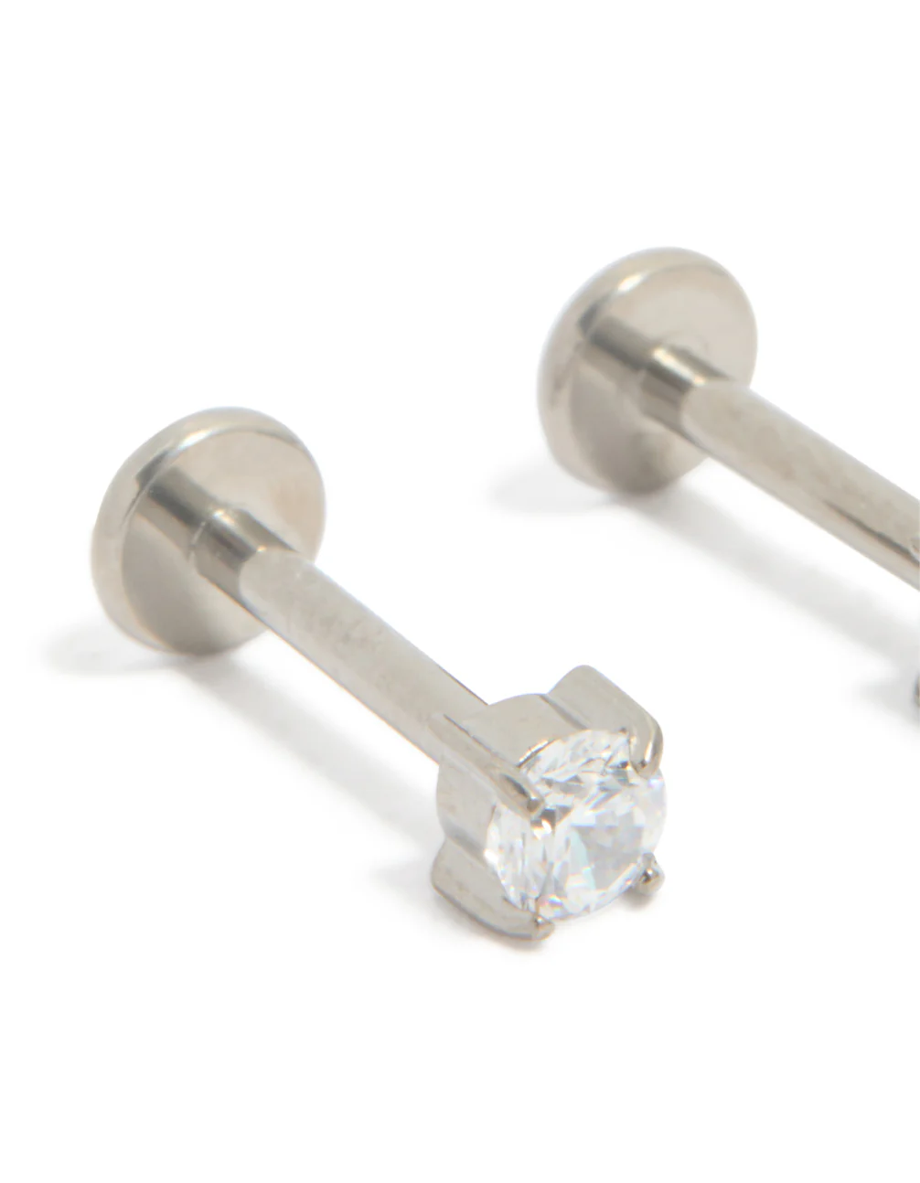 Titanium Diamante Flat Back Studs - Image 2