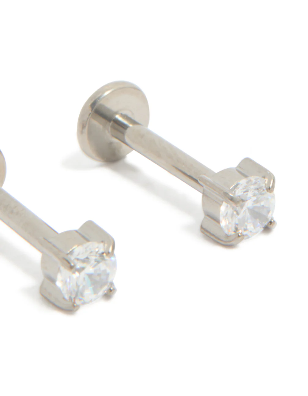 Titanium Diamante Flat Back Studs - Image 3