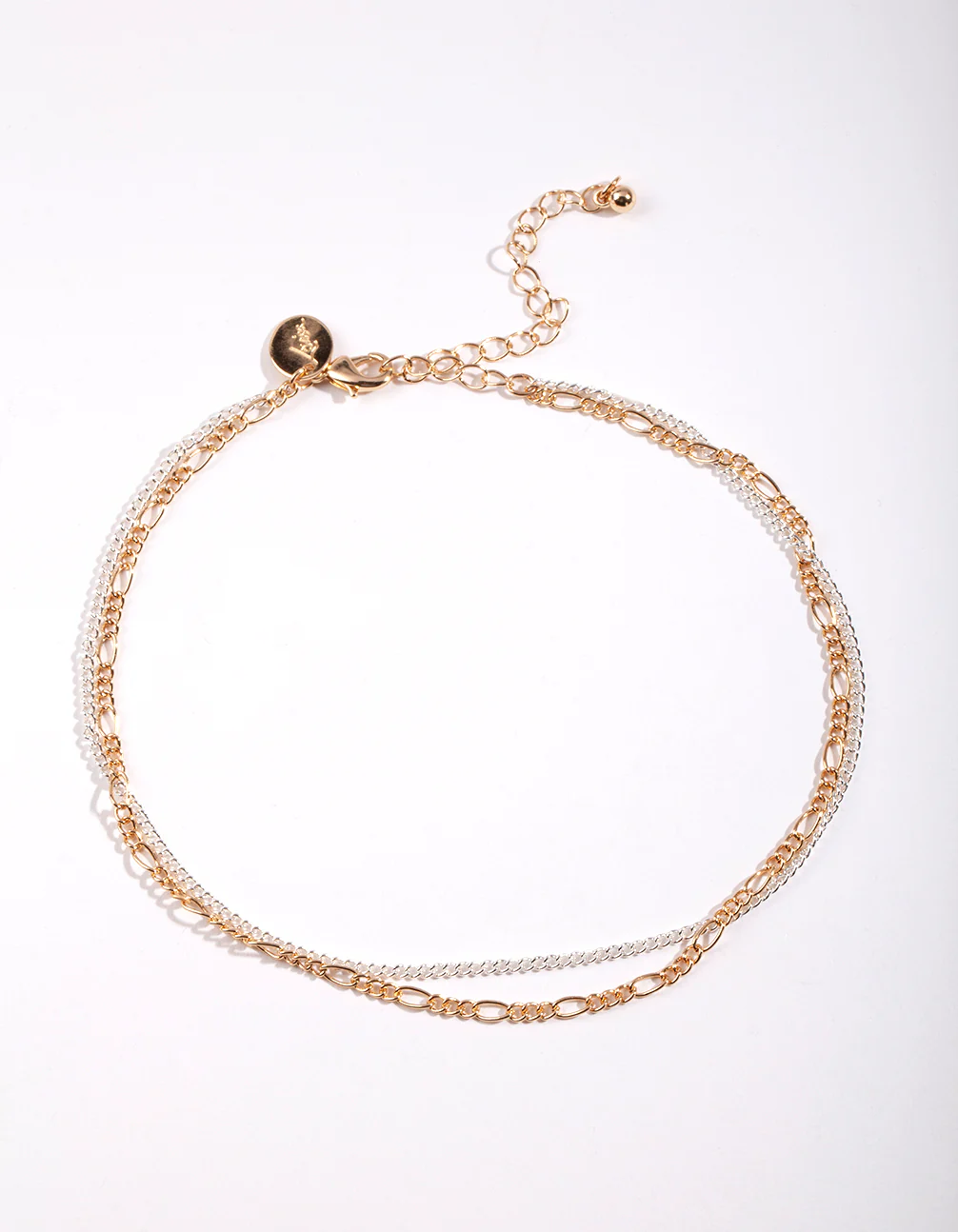 Mixed Metal Multi Chain Choker