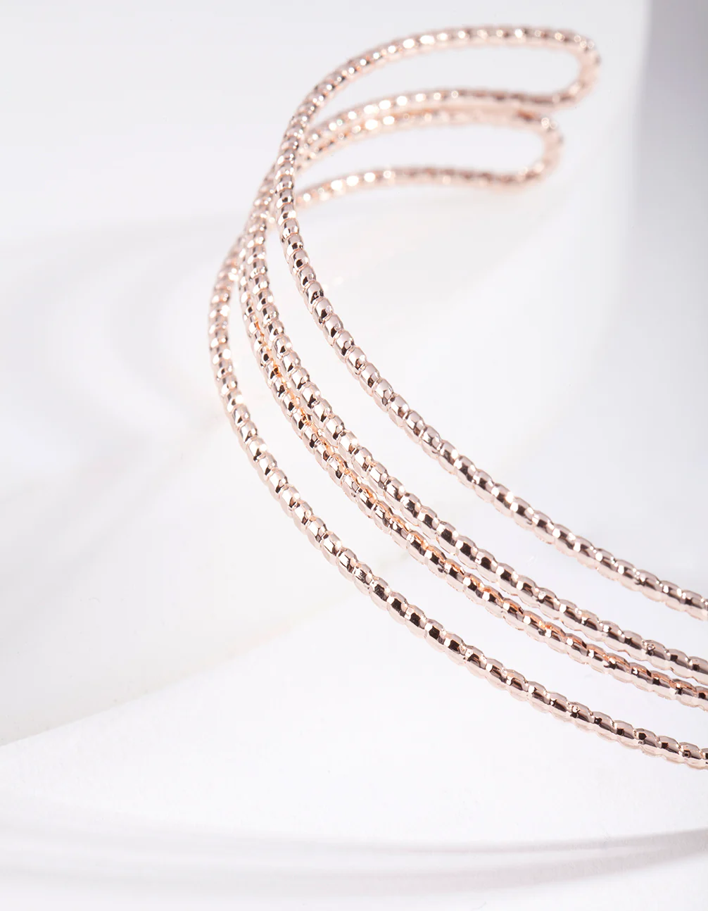 Rose Gold Double Bracelet - Image 2