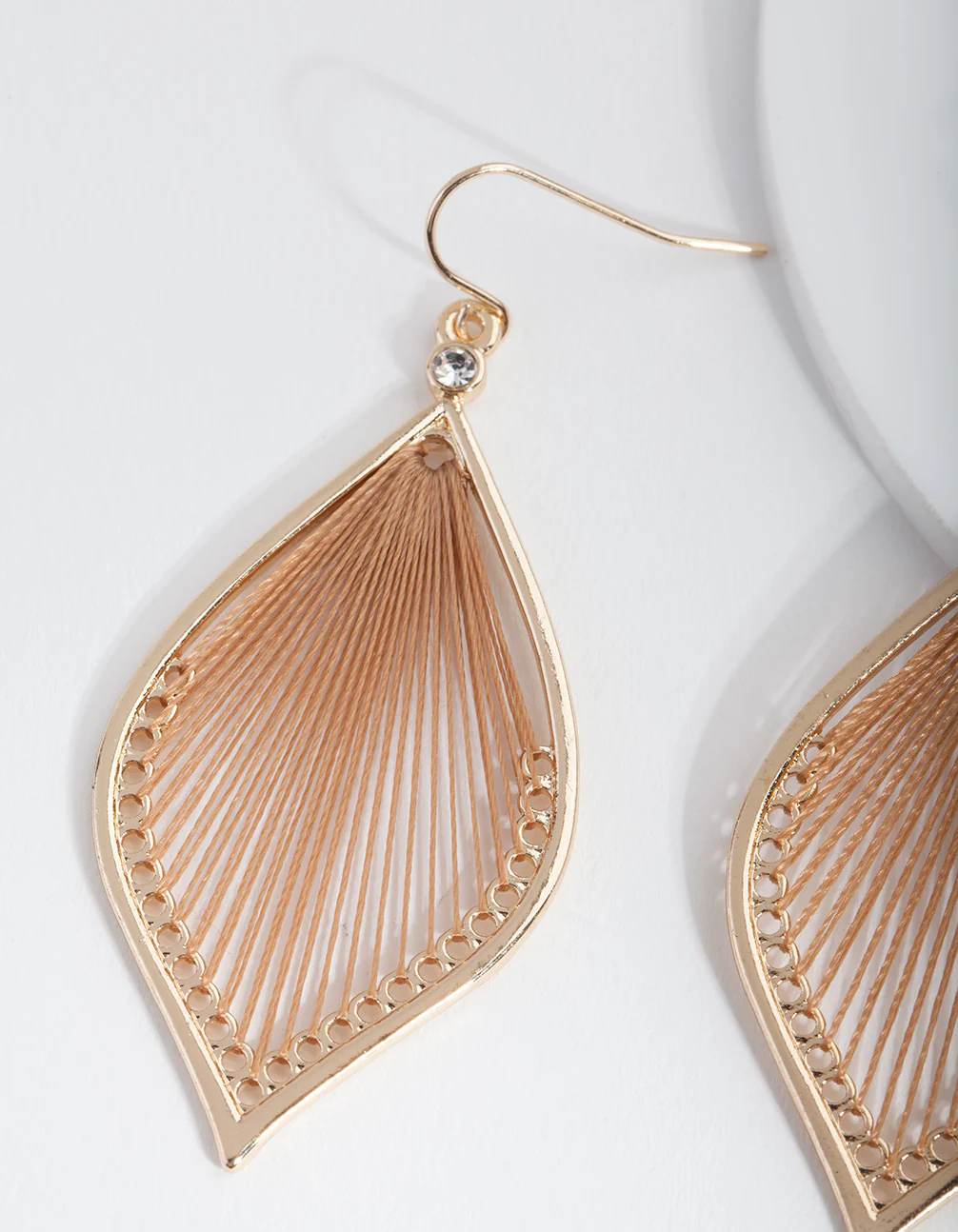 Brown Drop Earrings - Image 2