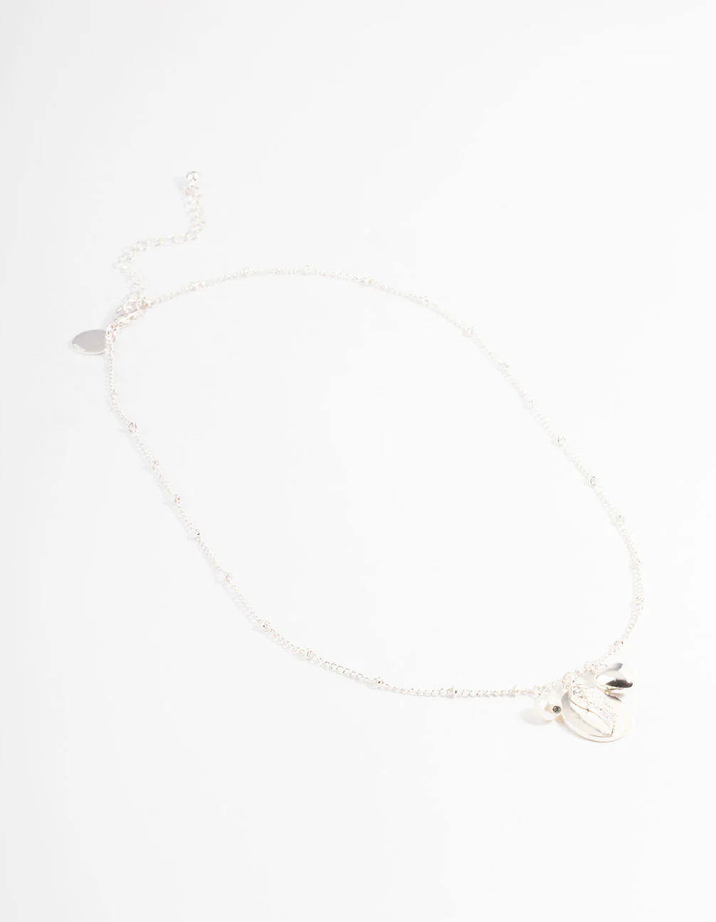 Silver Heart & Wing Necklace - Image 2