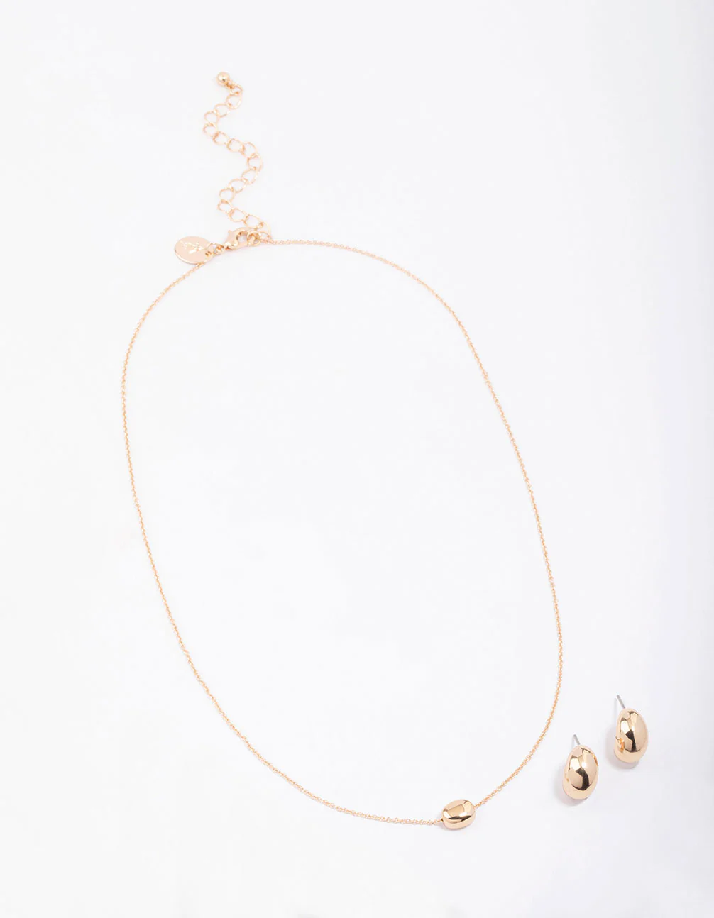 Gold Metal Stone Jewellery Set - Image 2