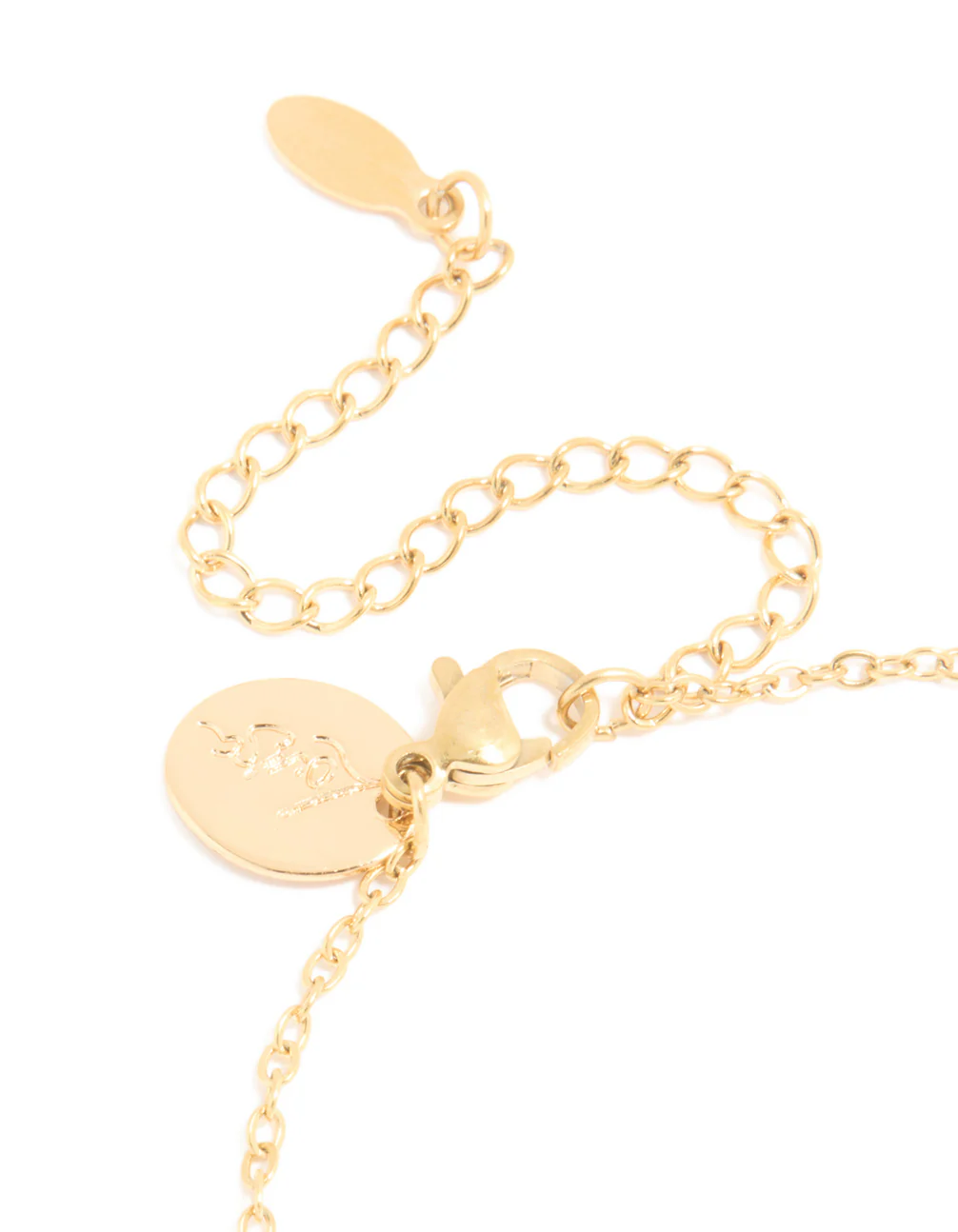 Waterproof Gold Plated Stainless Steel Cubic Zirconia Cancer Zodiac Sign Bracelet - Image 5
