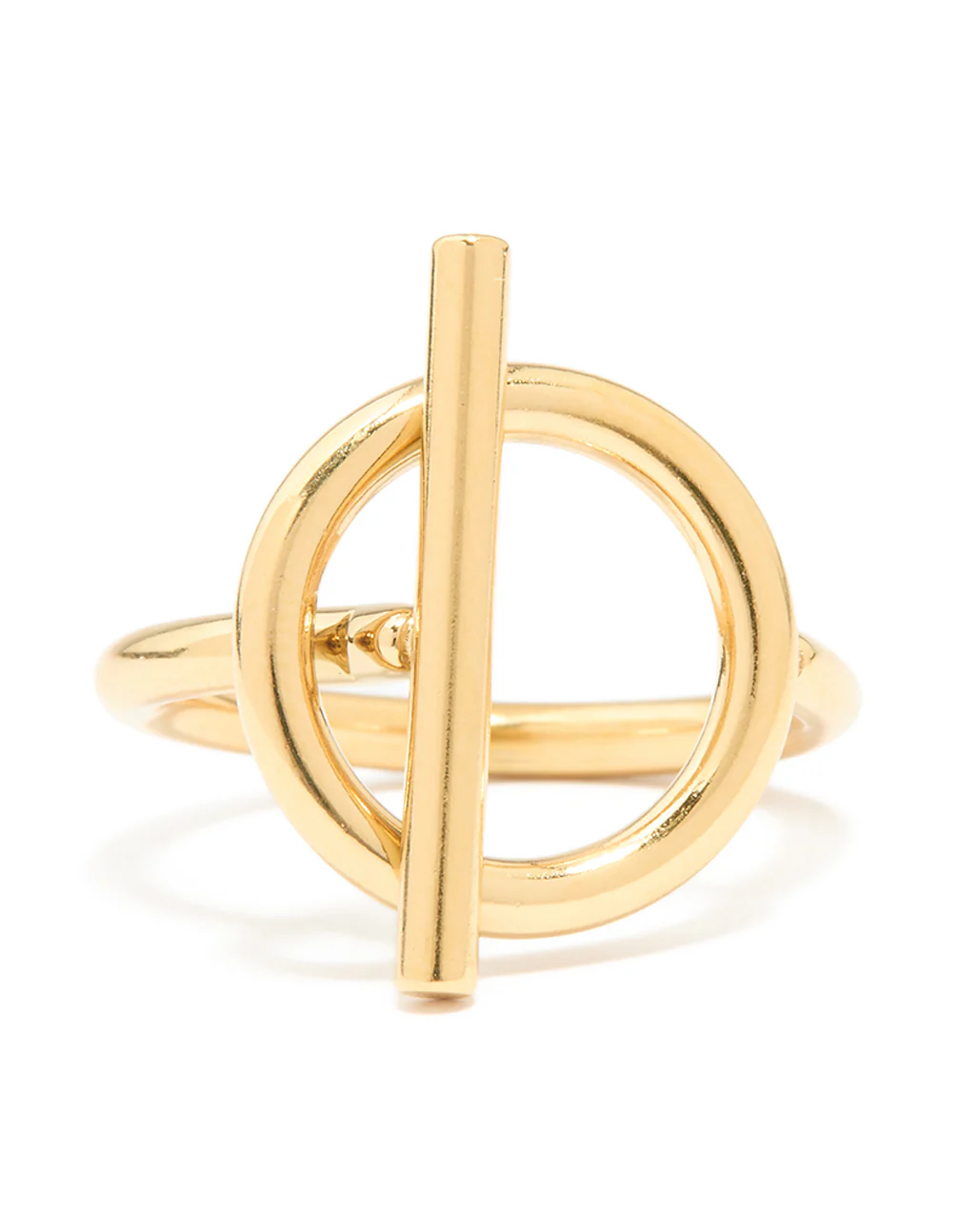 Waterproof Gold Plated Stainless Steel Skinny T&O Ring - Image 5