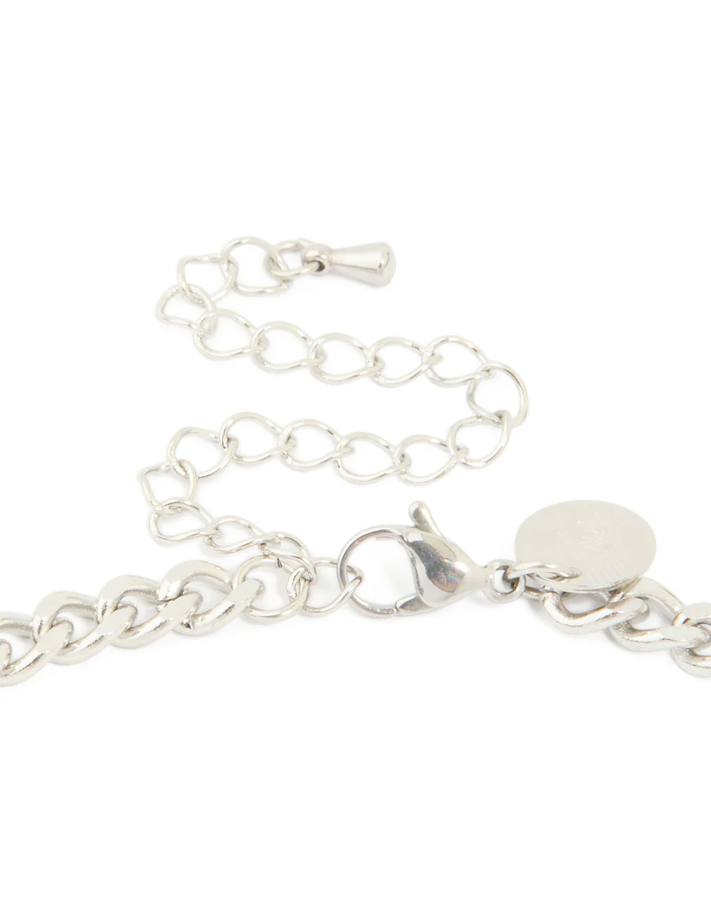 Waterproof Stainless Steel Smooth Plain Cross Necklace - Image 5