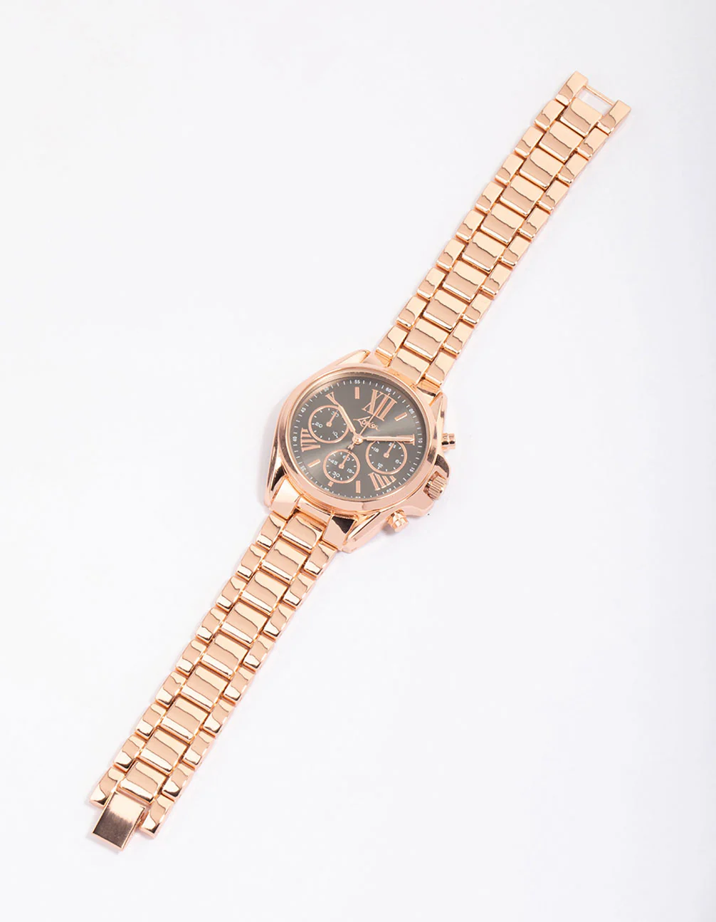 Rose Gold Chunky Triple Crown Watch - Image 2